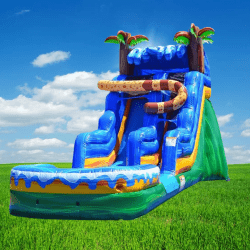 Jungle Jaguar Hiding 15 Foot Water Slide