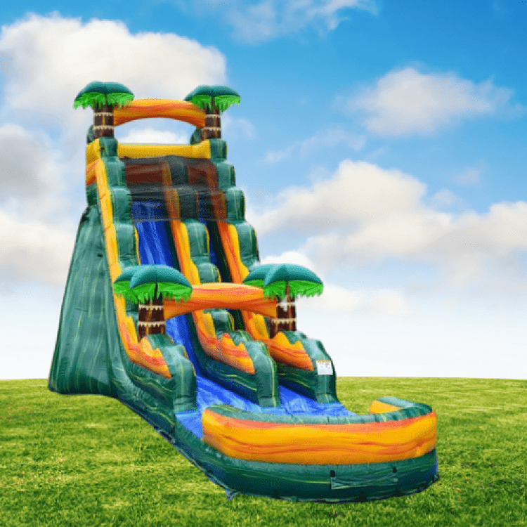 The Thriller!! CaliPalm 19 Foot Waterslide!!